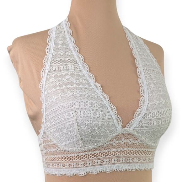 Victoria's Secret Long Line Halter Bralette in Coconut White
Size Small GUC - Picture 2 of 5